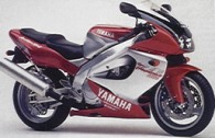 Yamaha YZF 1000R Thunderace vínová-stříbrná